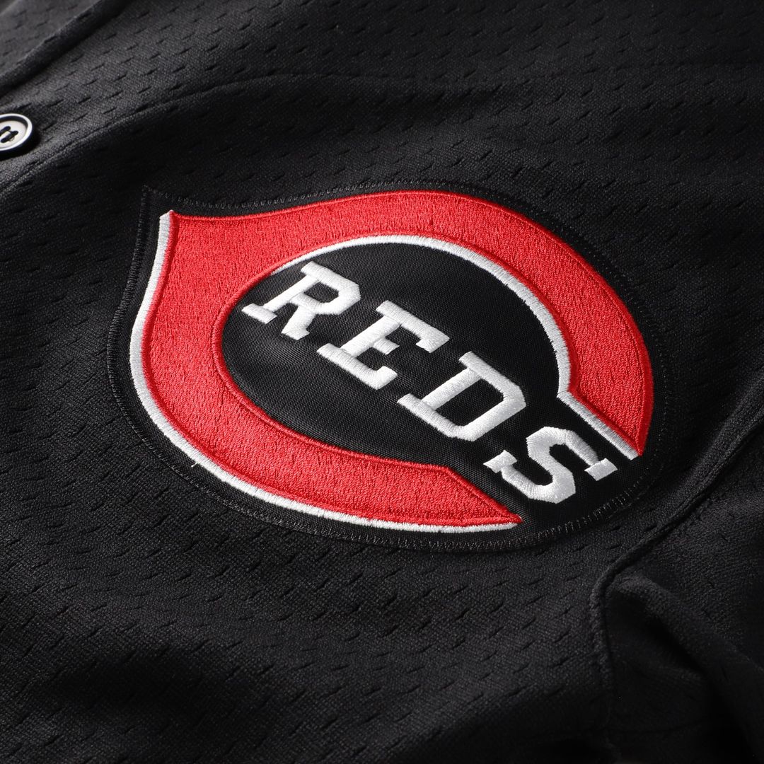 Cincinnati Reds Ken Griffey Jr. Black Big & Tall Cooperstown Mesh Batting Practice Baseball Jersey | MLB Baseball Jersey