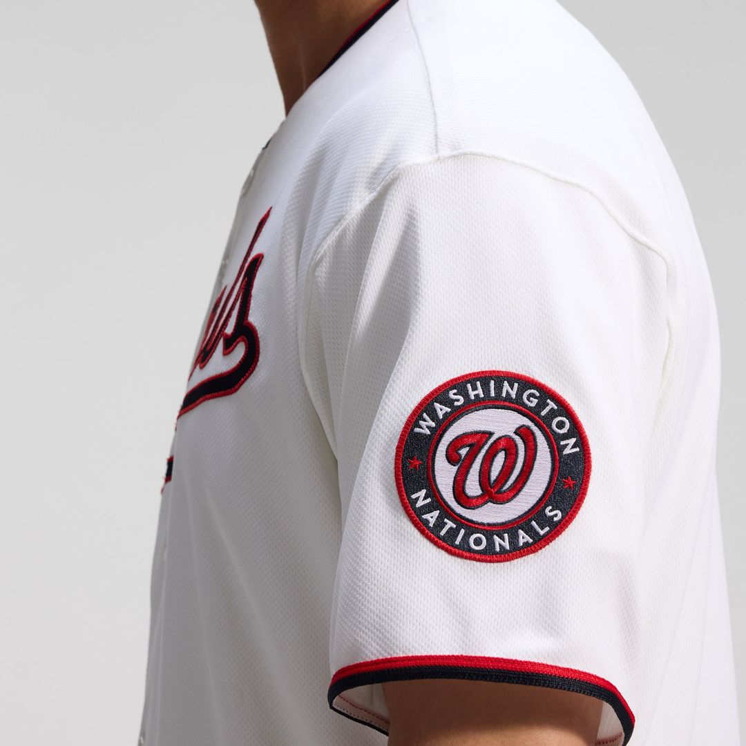 Washington Nationals White Home Authentic Baseball Jersey | MLB Baseball Jersey