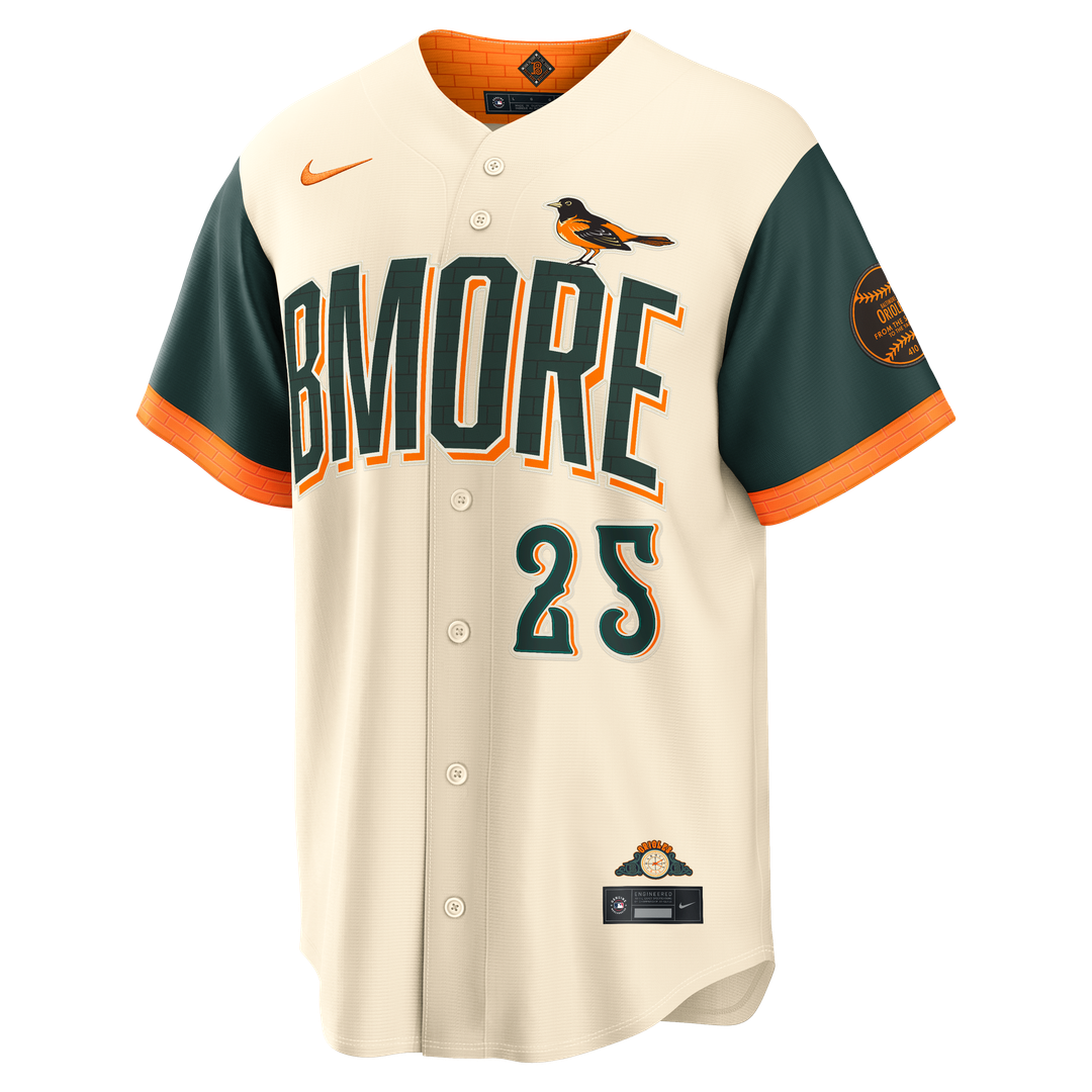 Baltimore Orioles Pete Alonso Cream 2026 City Connect Stadium Baseball Jersey | MLB Baseball Jersey