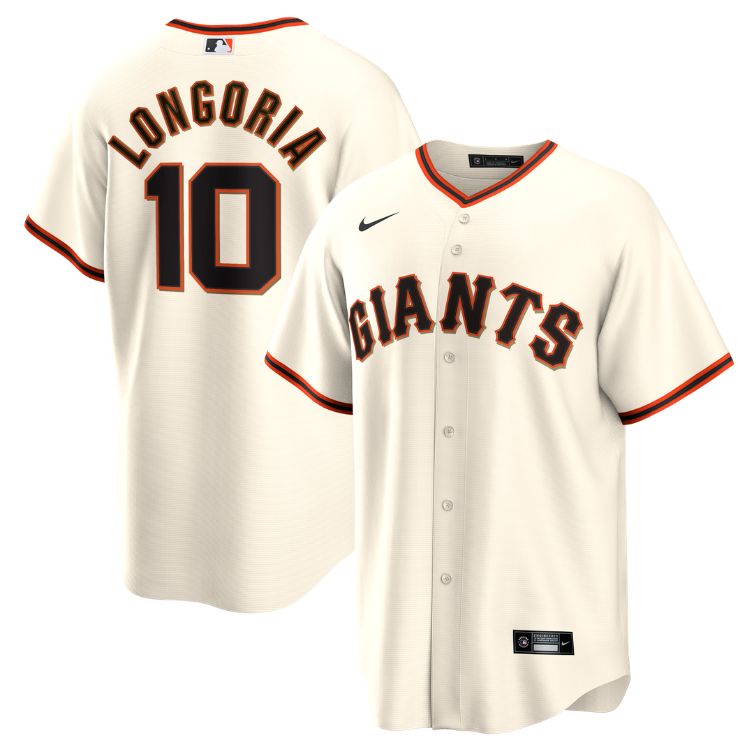 San Francisco Giants Evan Longoria Cream Home Retired Player Replica Baseball Jersey