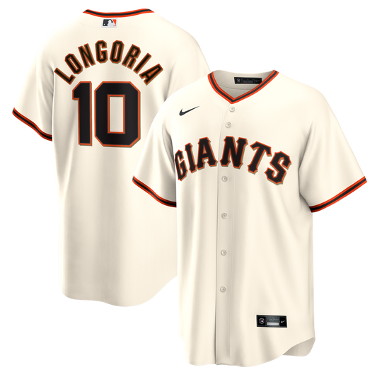 San Francisco Giants Evan Longoria Cream Home Retired Player Replica Baseball Jersey