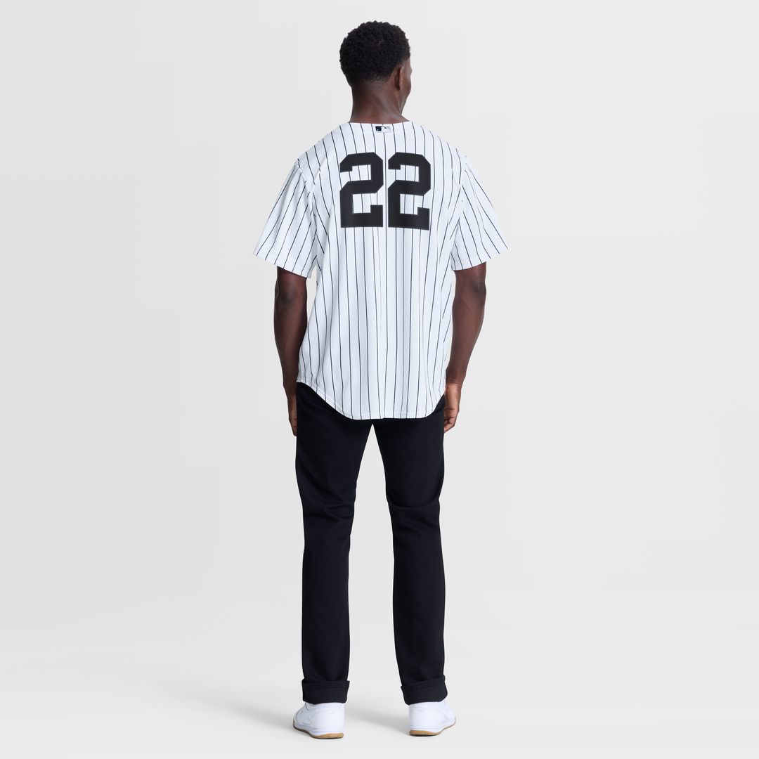 New York Yankees Ben Rice White Home Replica Baseball Jersey | MLB Baseball Jersey