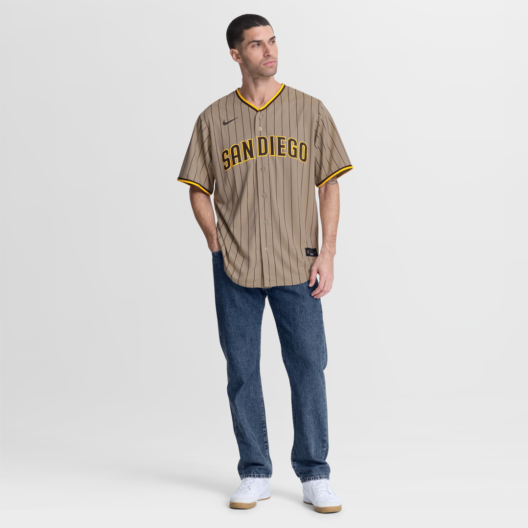 San Diego Padres Sand Alternate Replica Baseball Jersey | MLB Baseball Jersey