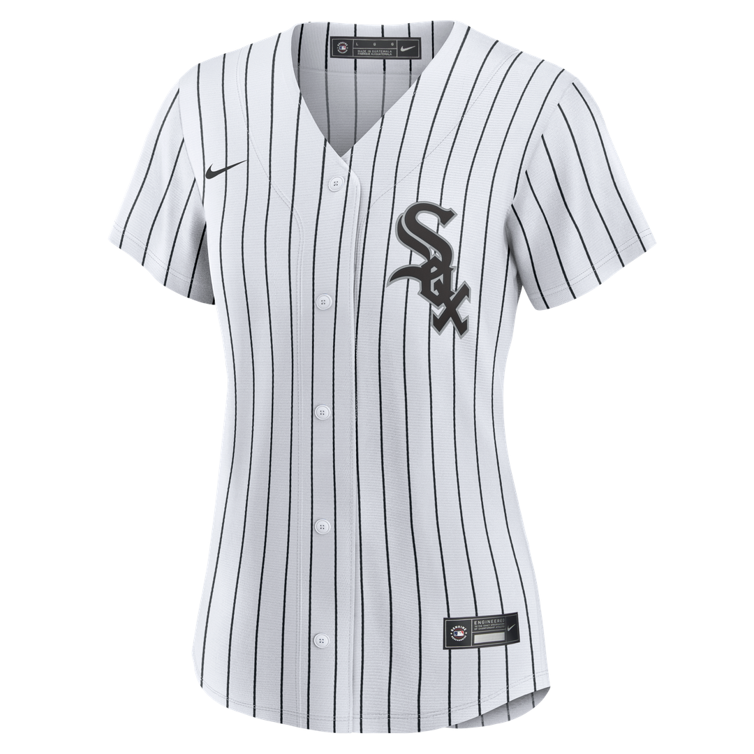 Chicago White Sox Seranthony Domínguez White Home Replica Baseball Jersey - Women's | MLB Baseball Jersey