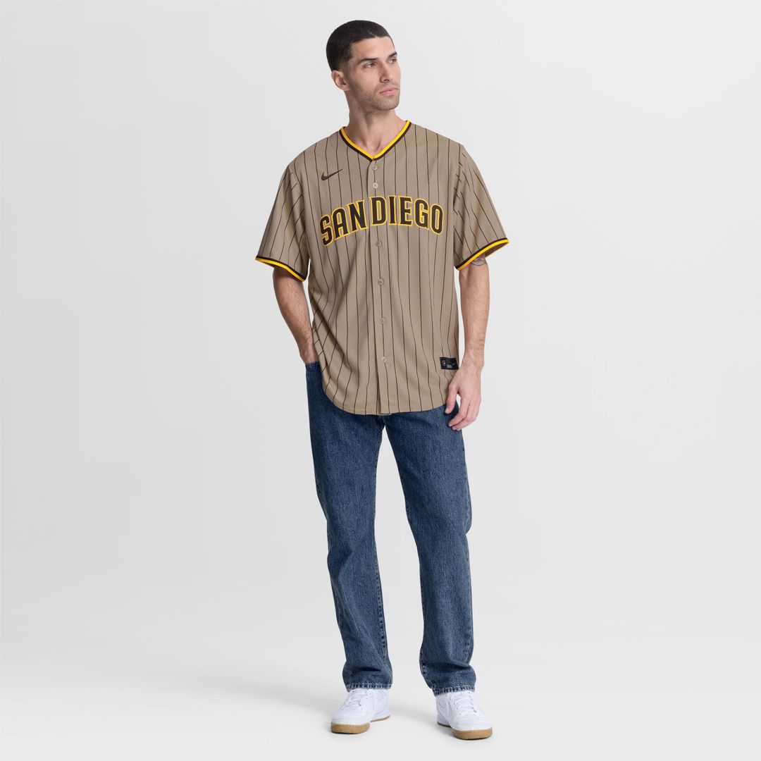 San Diego Padres Fernando Tatis Jr. Sand Alternate Replica Baseball Jersey | MLB Baseball Jersey