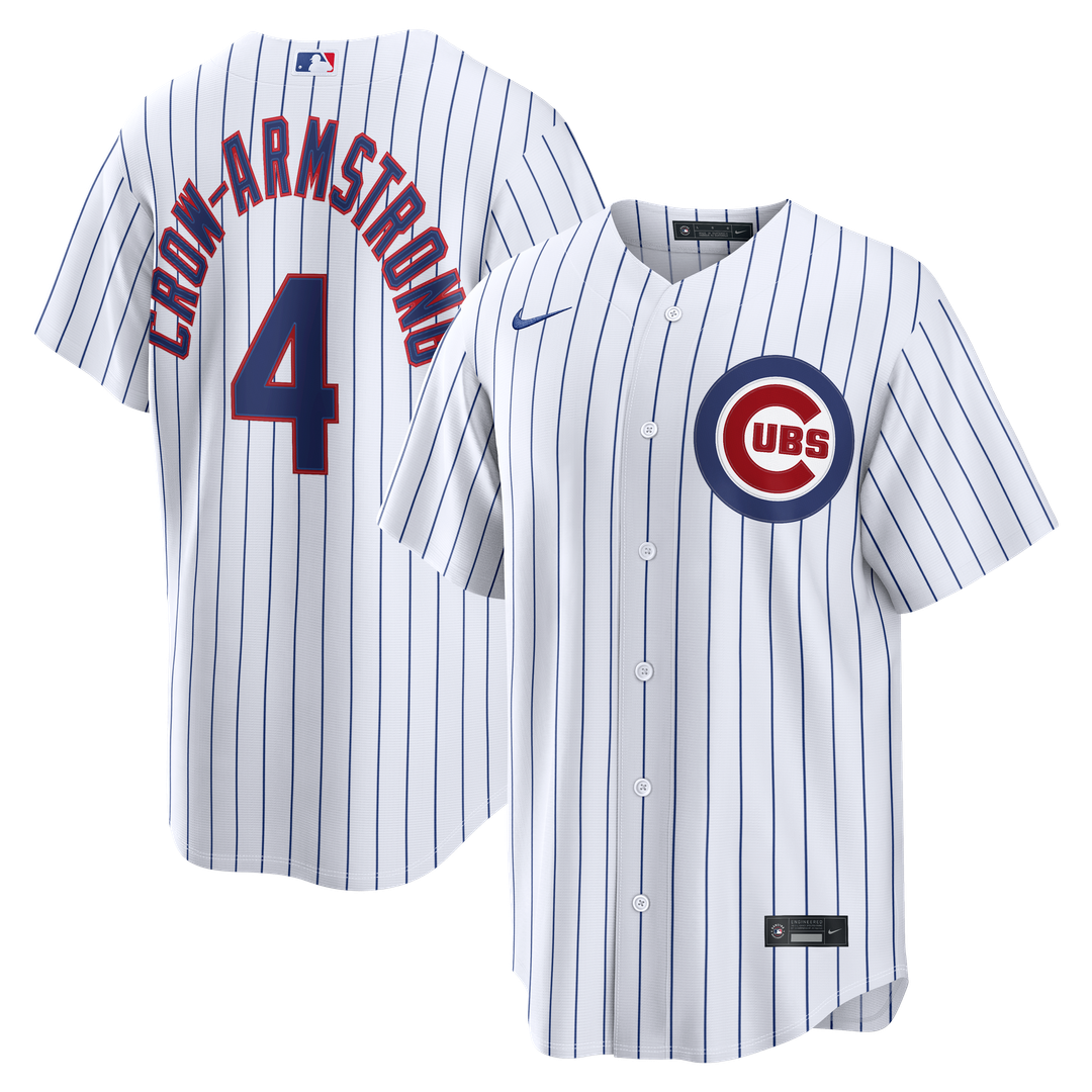 Chicago Cubs Pete Crow-Armstrong White Home Replica Baseball Jersey