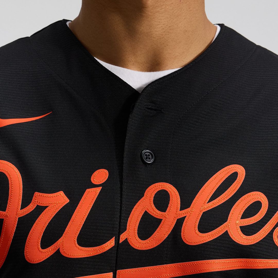 Baltimore Orioles Black Alternate Replica Team Baseball Jersey | MLB Baseball Jersey