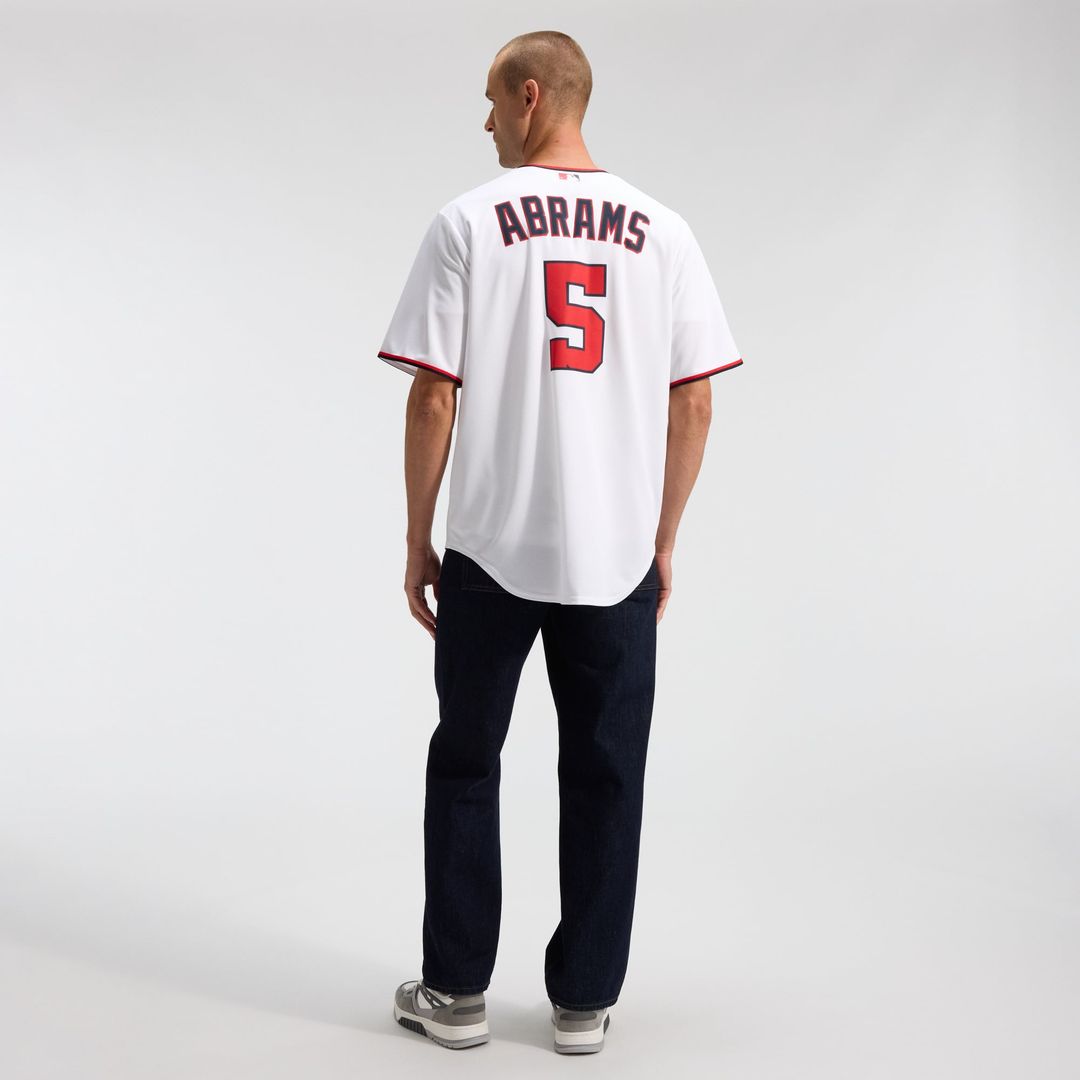 Washington Nationals CJ Abrams White Home Replica Baseball Jersey | MLB Baseball Jersey