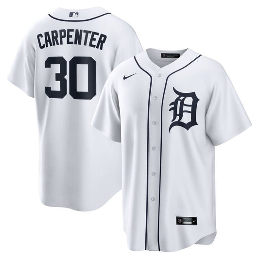Detroit Tigers Kerry Carpenter White Home Replica Baseball Jersey