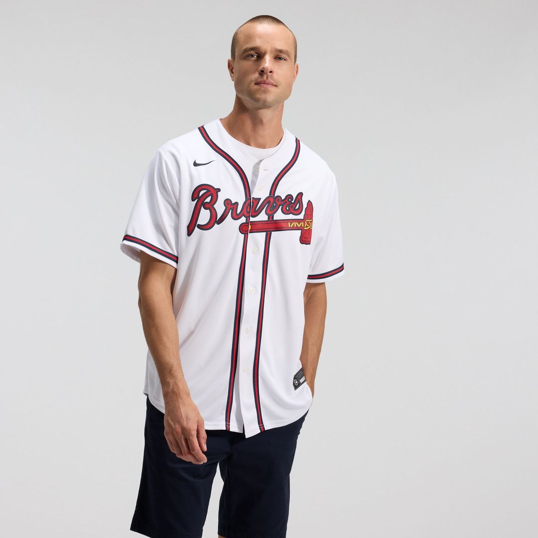 Atlanta Braves White Home Replica Team Baseball Jersey
