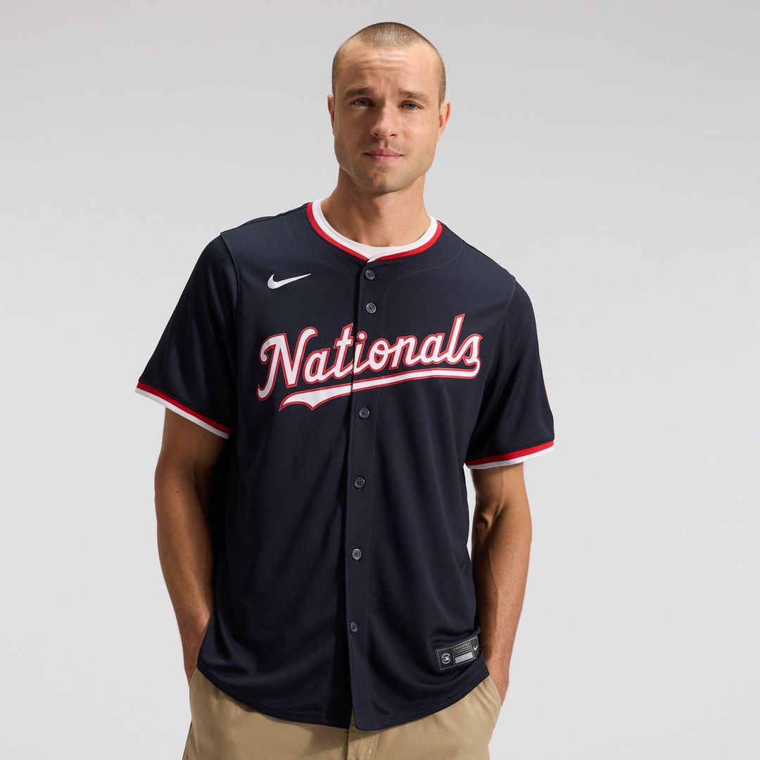 Washington Nationals James Wood Navy Alternate Limited Baseball Jersey | MLB Baseball Jersey