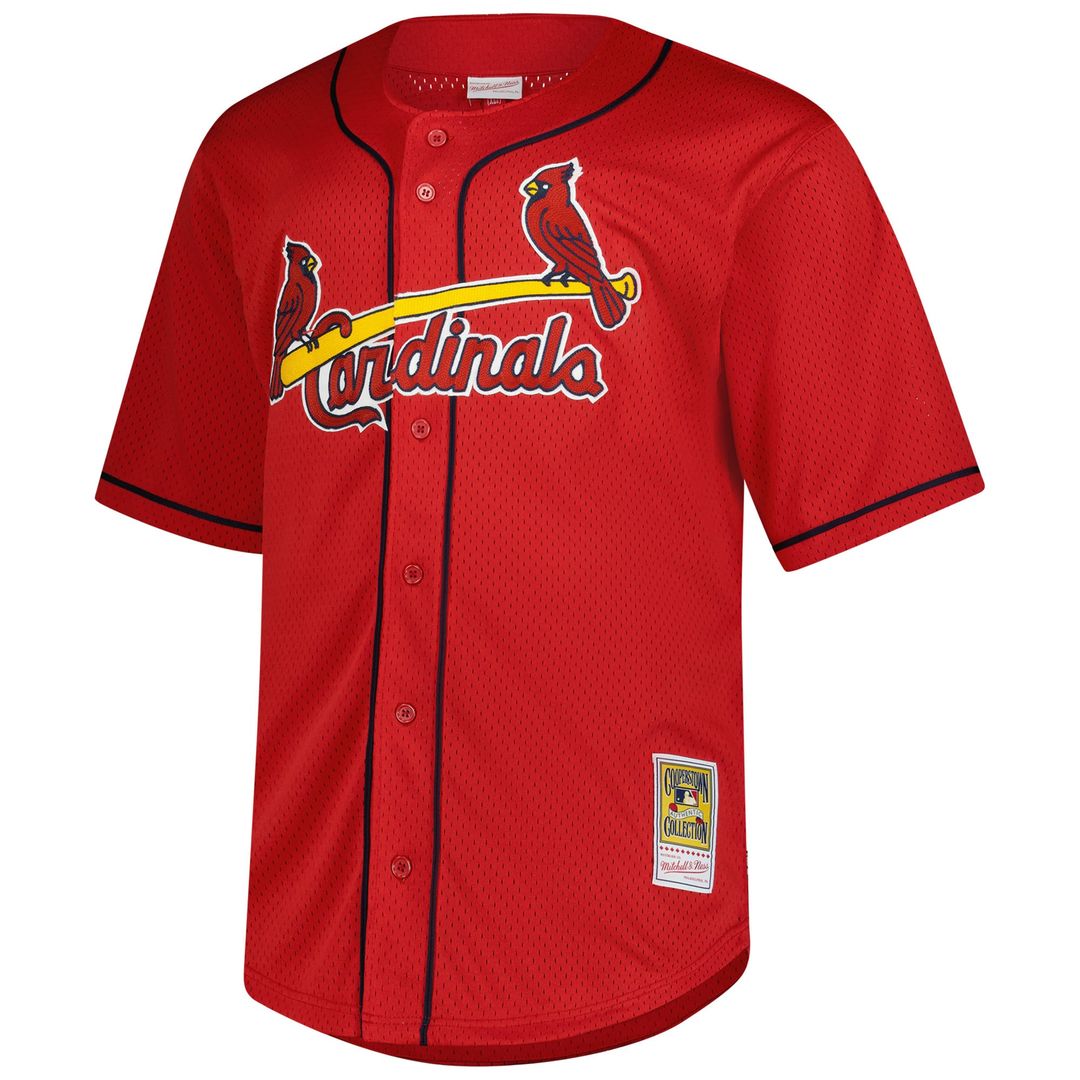 St. Louis Cardinals Mark McGwire Red Big & Tall Cooperstown Mesh Batting Practice Baseball Jersey | MLB Baseball Jersey