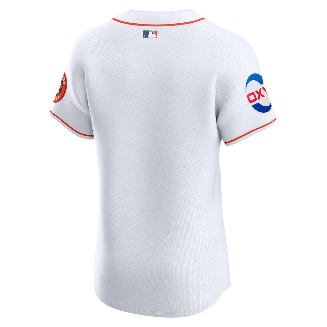 Houston Astros White Home Elite Patch Baseball Jersey | MLB Baseball Jersey