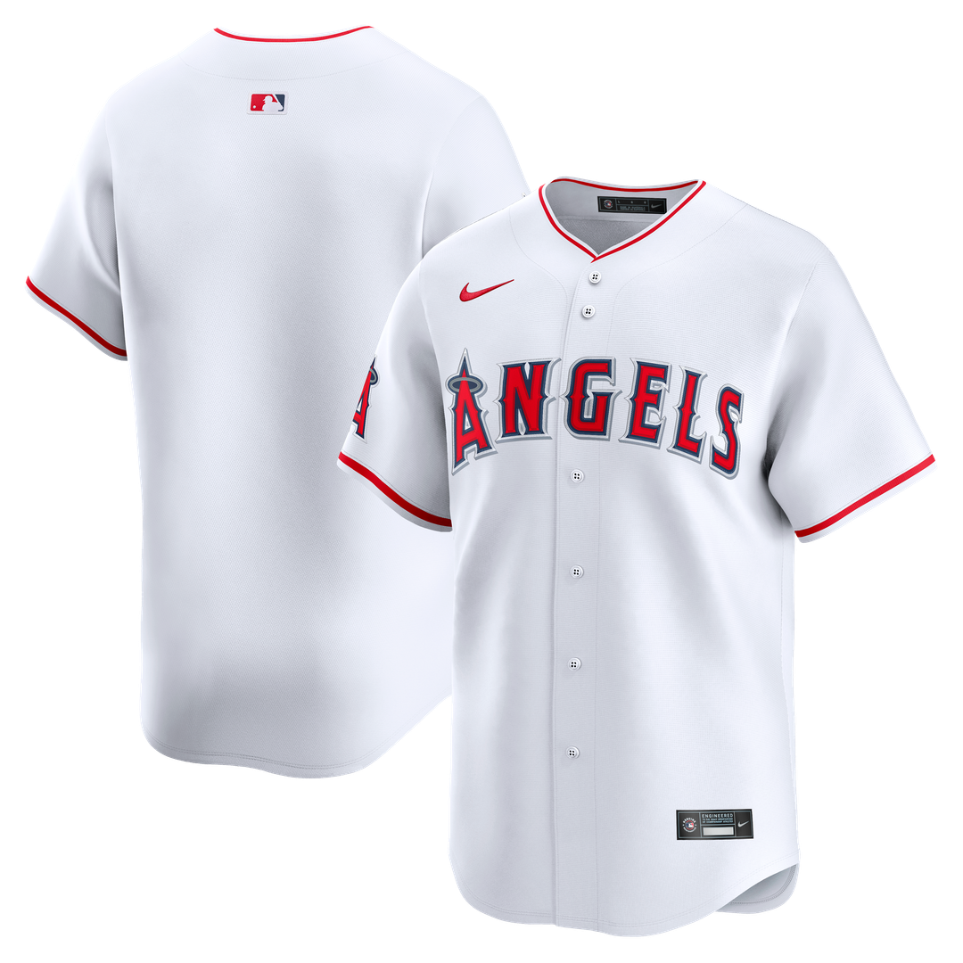 Los Angeles Angels White Home Limited Baseball Jersey | MLB Baseball Jersey