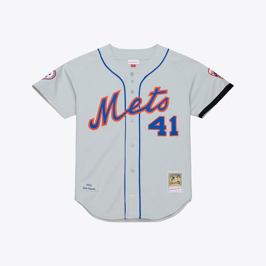 New York Mets Tom Seaver Gray 1976 Authentic Baseball Jersey