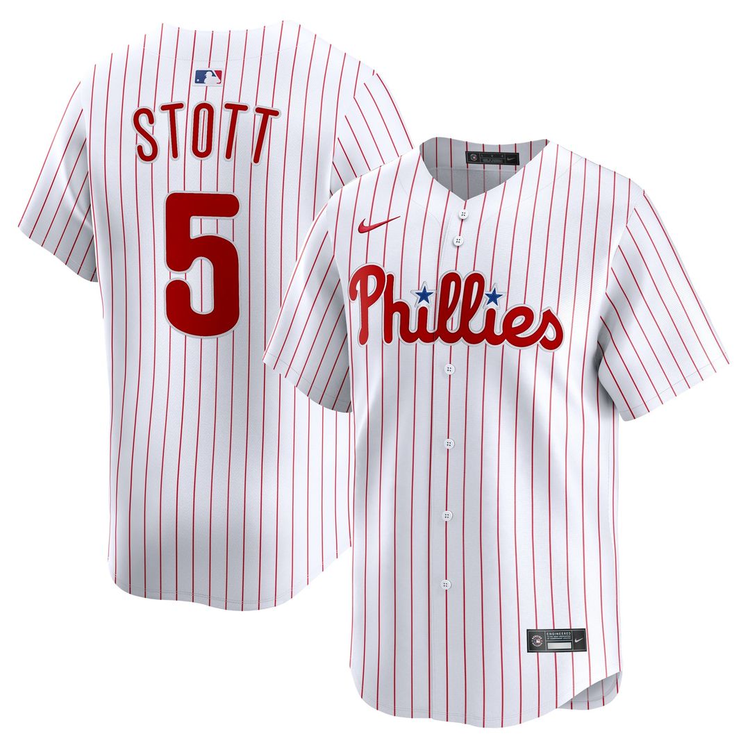 Philadelphia Phillies Bryson Stott White Home Limited Baseball Jersey