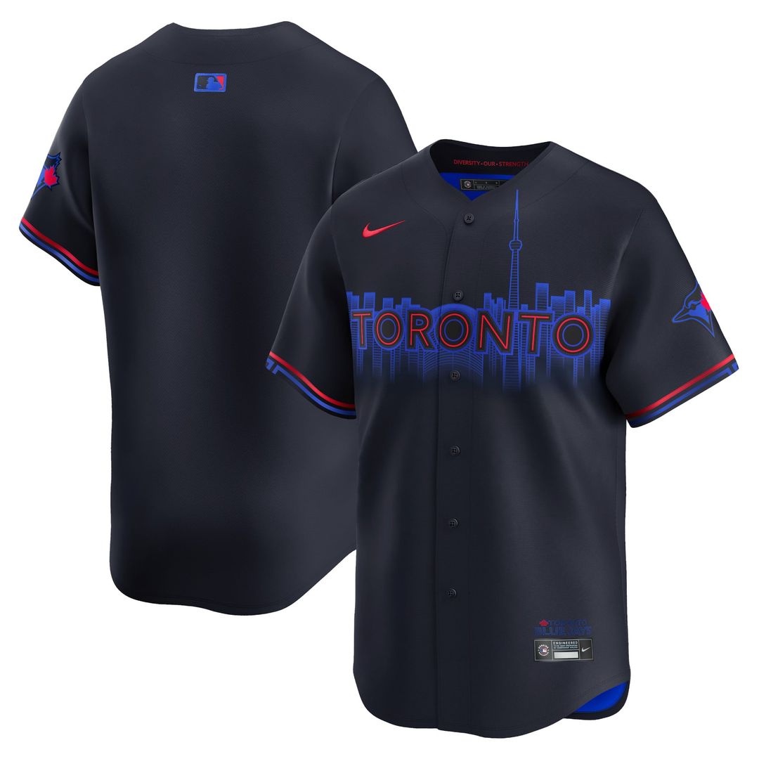 Toronto Blue Jays Navy 2024 City Connect Limited Baseball Jersey