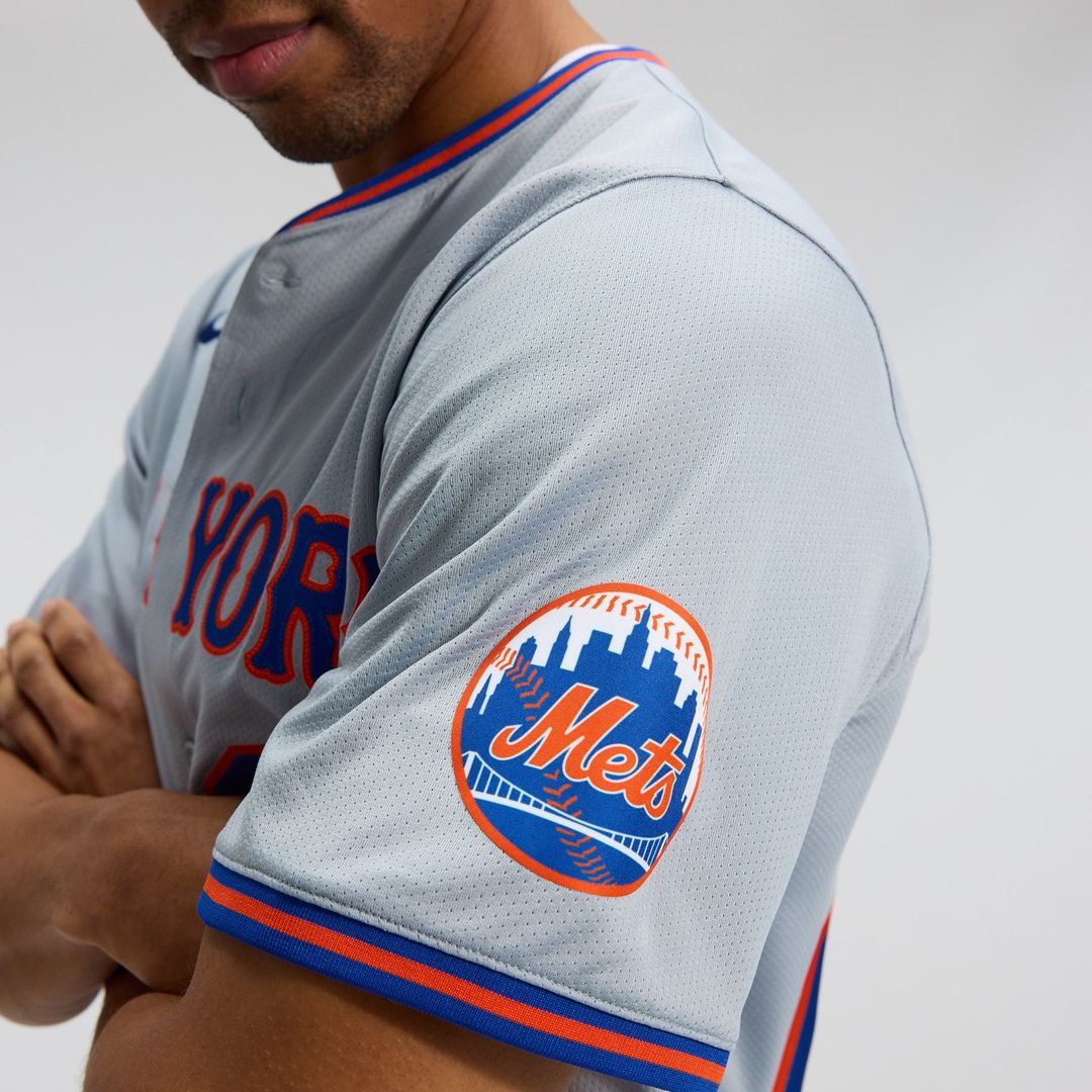 New York Mets Mark Vientos Gray All-Star Limited Baseball Jersey | MLB Baseball Jersey