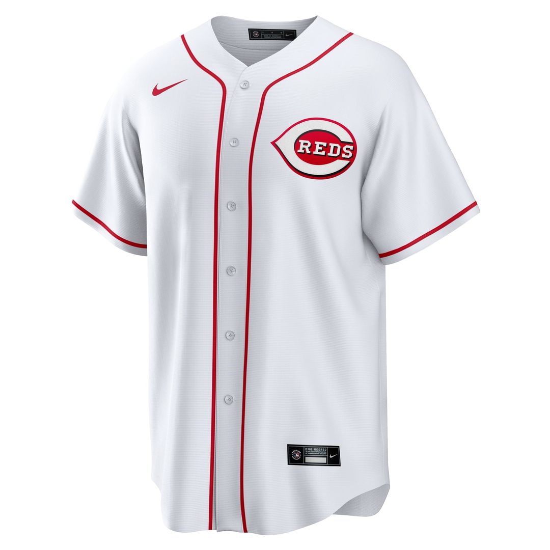 Cincinnati Reds White #1 Groom Home Replica Baseball Jersey | MLB Baseball Jersey