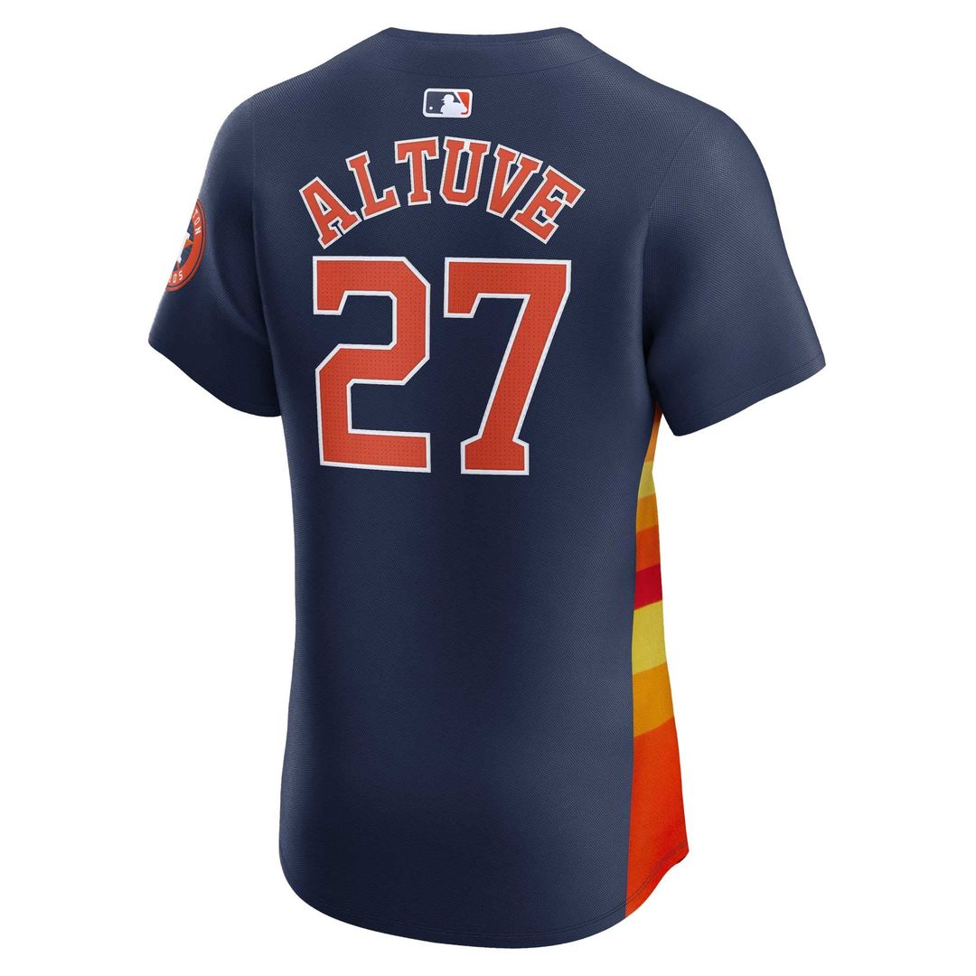 Houston Astros Jose Altuve Navy Alternate Elite Baseball Jersey | MLB Baseball Jersey