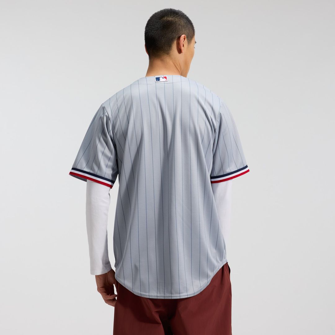 Minnesota Twins Gray Road Replica Team Baseball Jersey | MLB Baseball Jersey