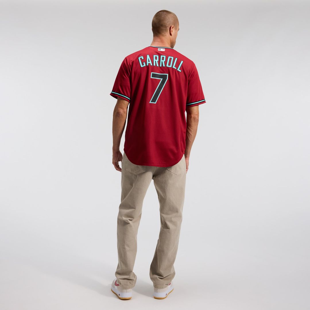 Arizona Diamondbacks Corbin Carroll Crimson Alternate 2 Replica Baseball Jersey | MLB Baseball Jersey