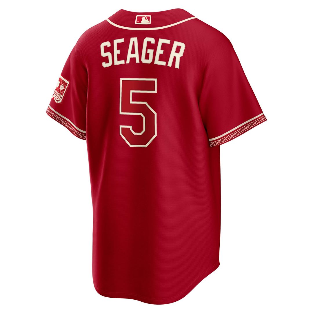 Texas Rangers Corey Seager Red 2026 City Connect Stadium Baseball Jersey | MLB Baseball Jersey