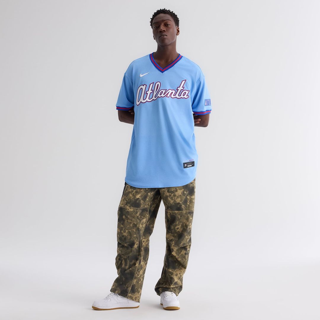 Atlanta Braves Powder Blue 2026 City Connect Authentic Baseball Jersey | MLB Baseball Jersey