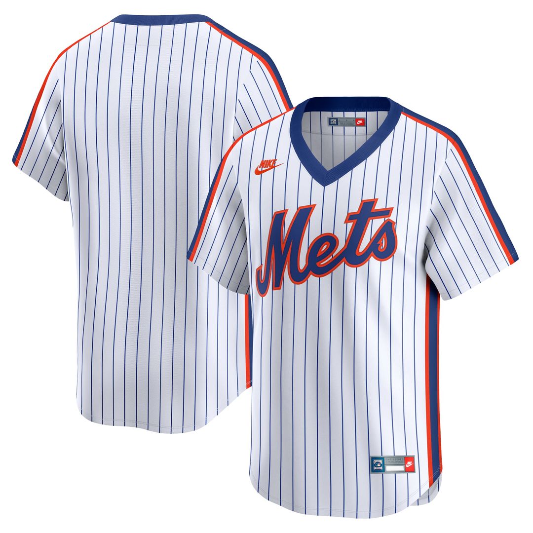 New York Mets White Cooperstown Collection Limited Baseball Jersey
