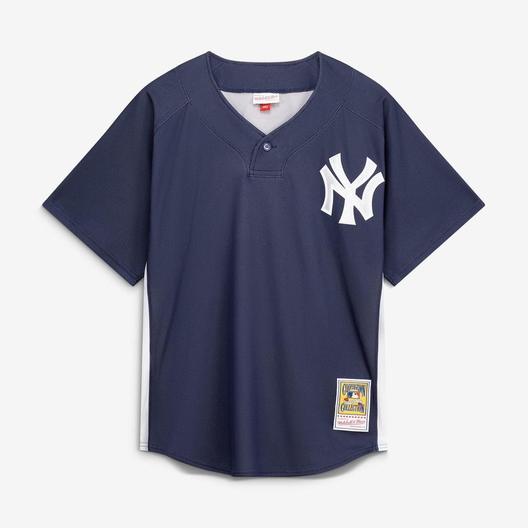 New York Yankees Derek Jeter Navy Authentic Batting Practice Baseball Jersey | MLB Baseball Jersey