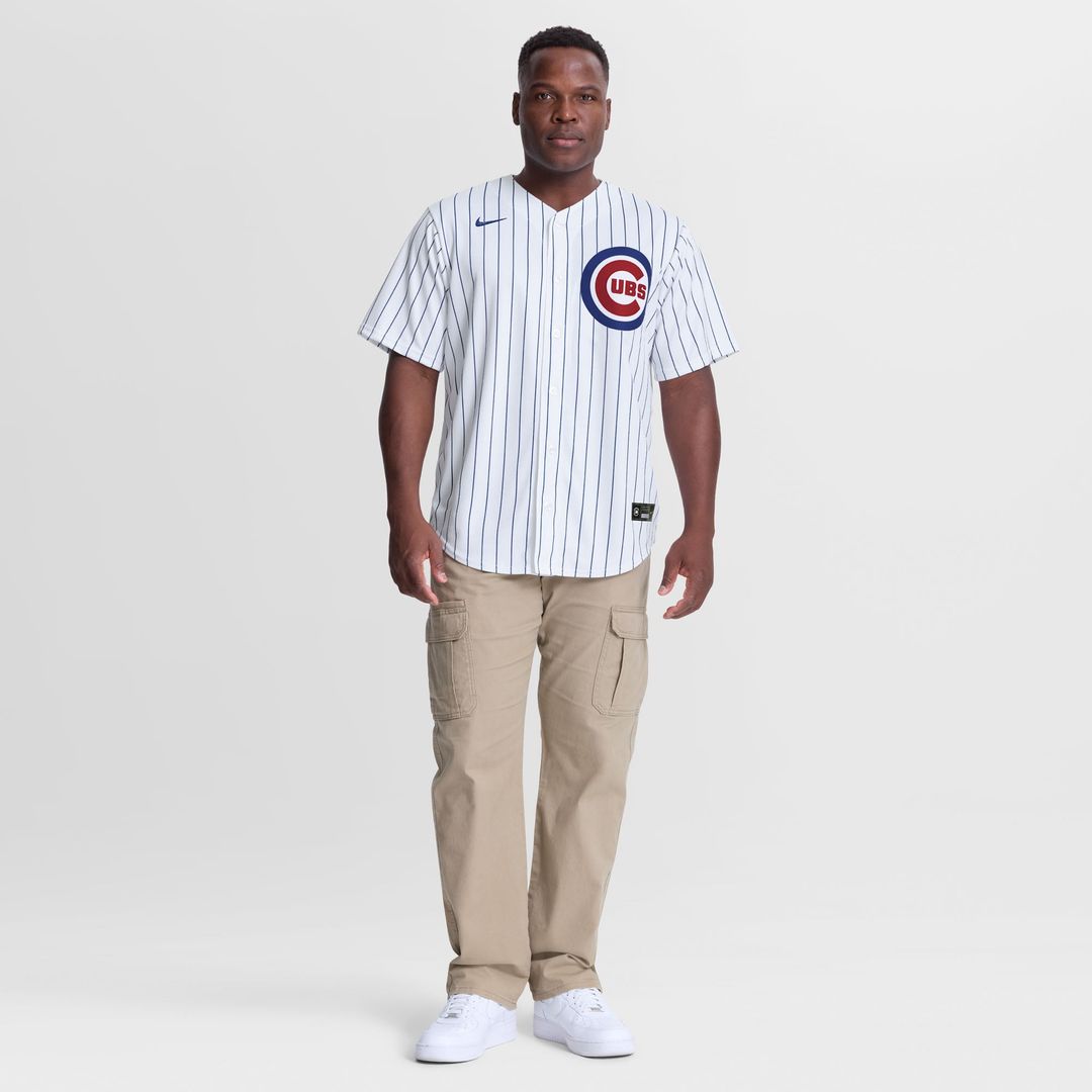 Chicago Cubs Ryan Zeferjahn White Home Replica Baseball Jersey | MLB Baseball Jersey