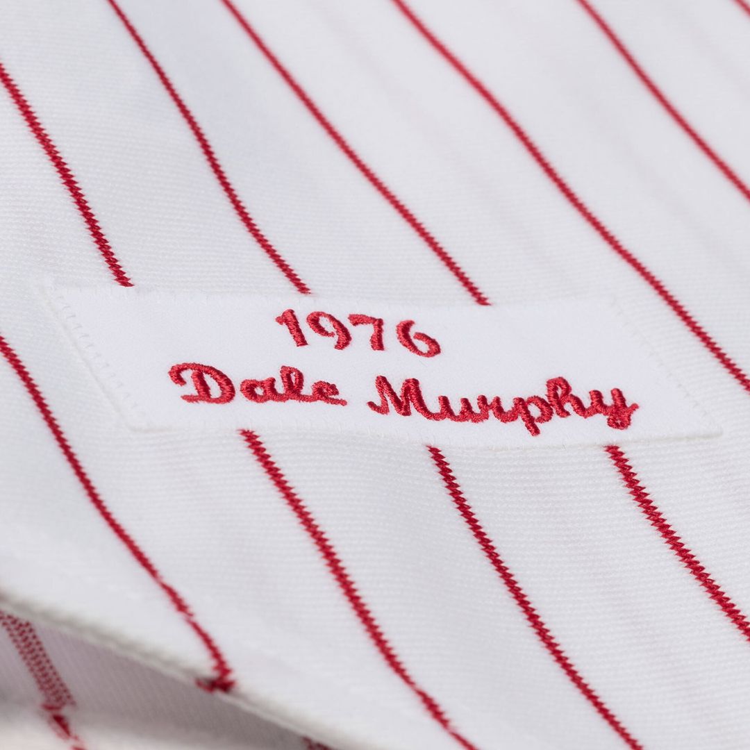 Atlanta Braves Dale Murphy White 1976 Authentic Baseball Jersey | MLB Baseball Jersey