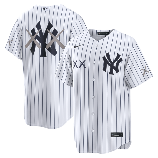 New York Yankees x KAWS White Stadium Baseball Jersey