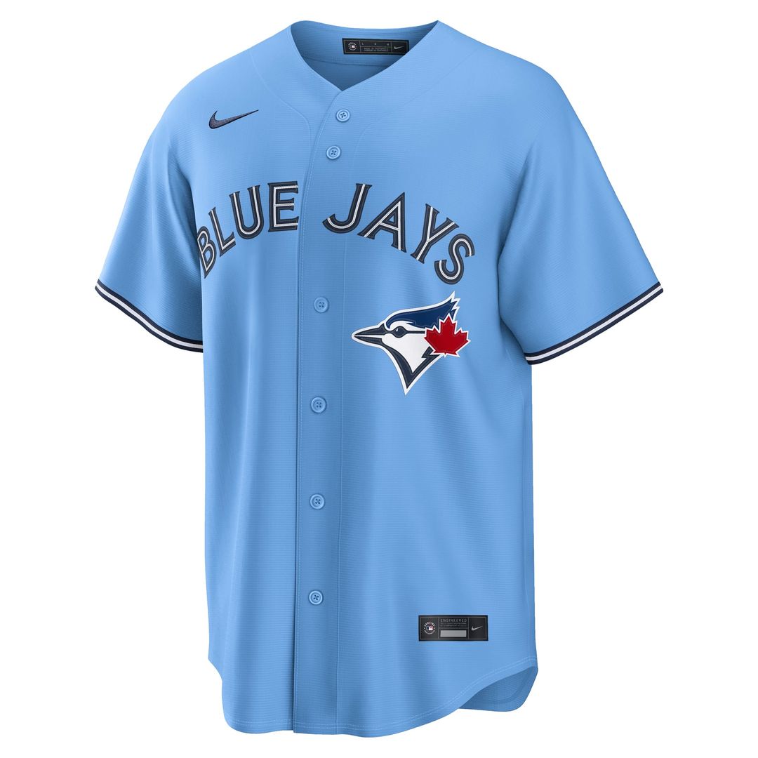 Toronto Blue Jays Powder Blue Alternate Replica Baseball Jersey | MLB Baseball Jersey