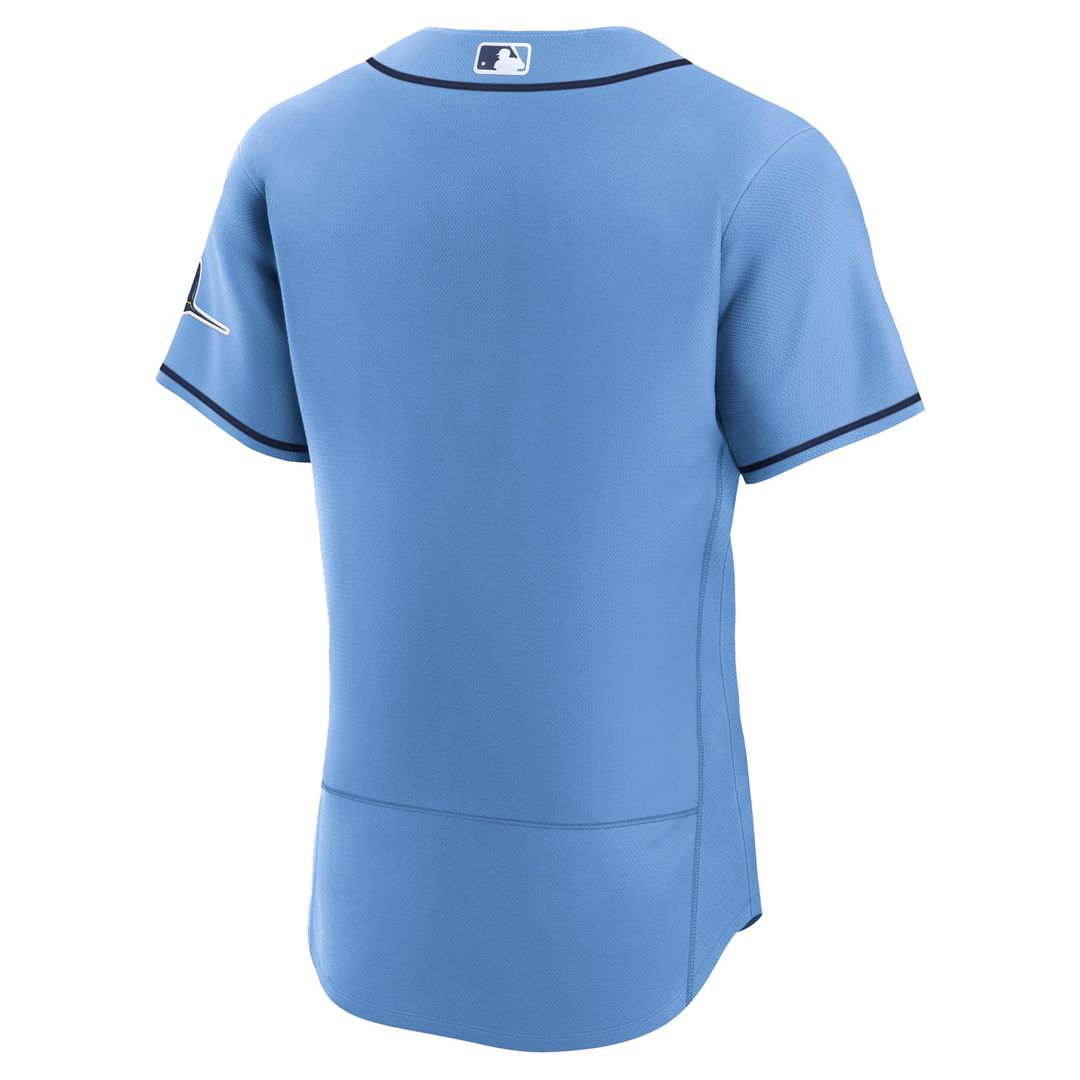 Tampa Bay Rays Light Blue Alternate Authentic Baseball Jersey | MLB Baseball Jersey