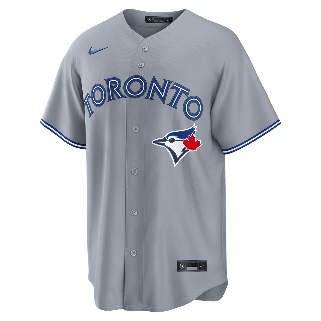 Toronto Blue Jays Anthony Santander Gray Road Replica Baseball Jersey | MLB Baseball Jersey