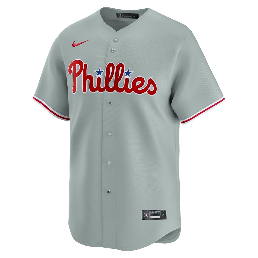 Philadelphia Phillies Bryce Harper Gray Road Limited Baseball Jersey | MLB Baseball Jersey