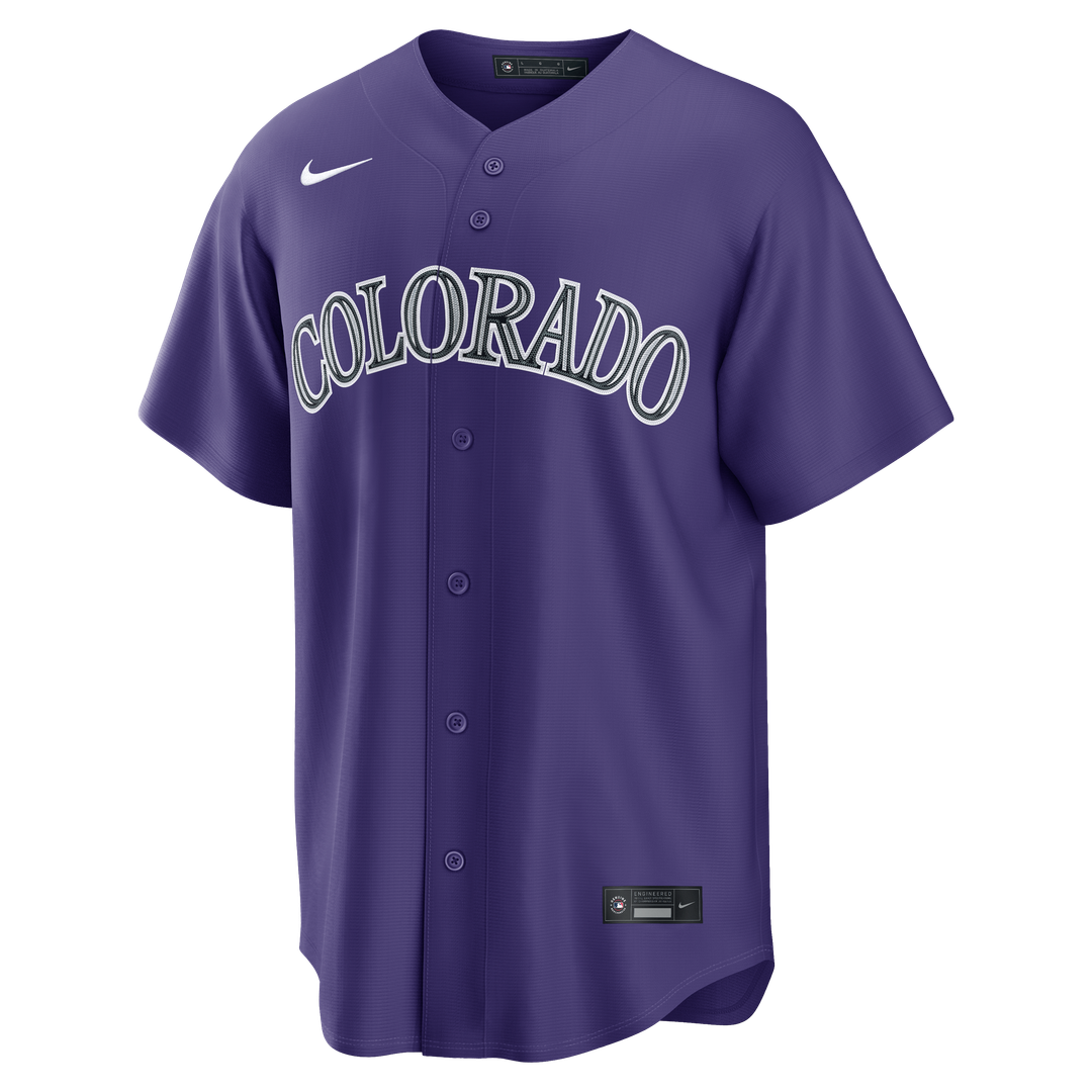 Colorado Rockies Purple Alternate Replica Baseball Jersey | MLB Baseball Jersey