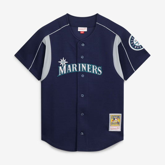 Seattle Mariners Felix Hernandez Navy Cooperstown Collection Batting Practice Baseball Jersey