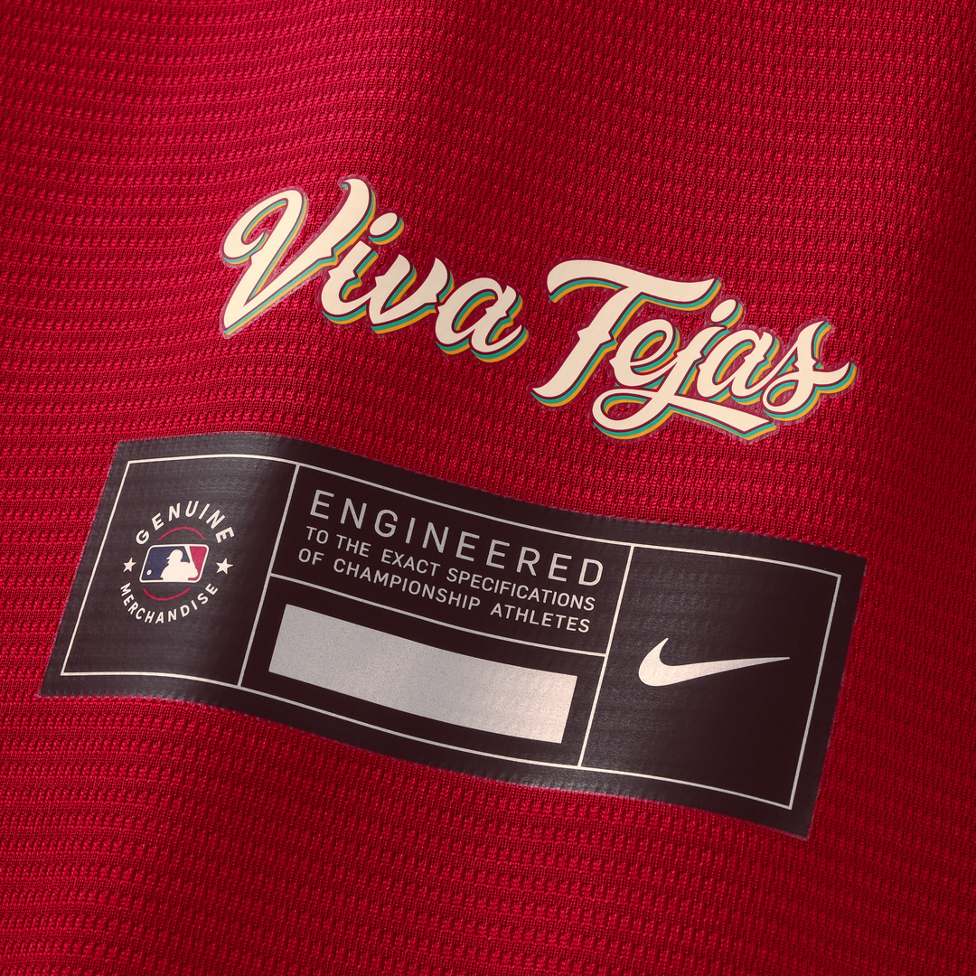 Texas Rangers Joc Pederson Red 2026 City Connect Stadium Baseball Jersey | MLB Baseball Jersey