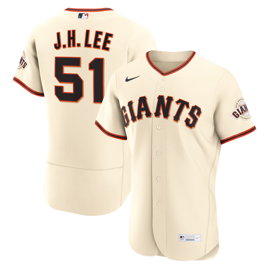 San Francisco Giants Jung Hoo Lee Cream Home Authentic Baseball Jersey
