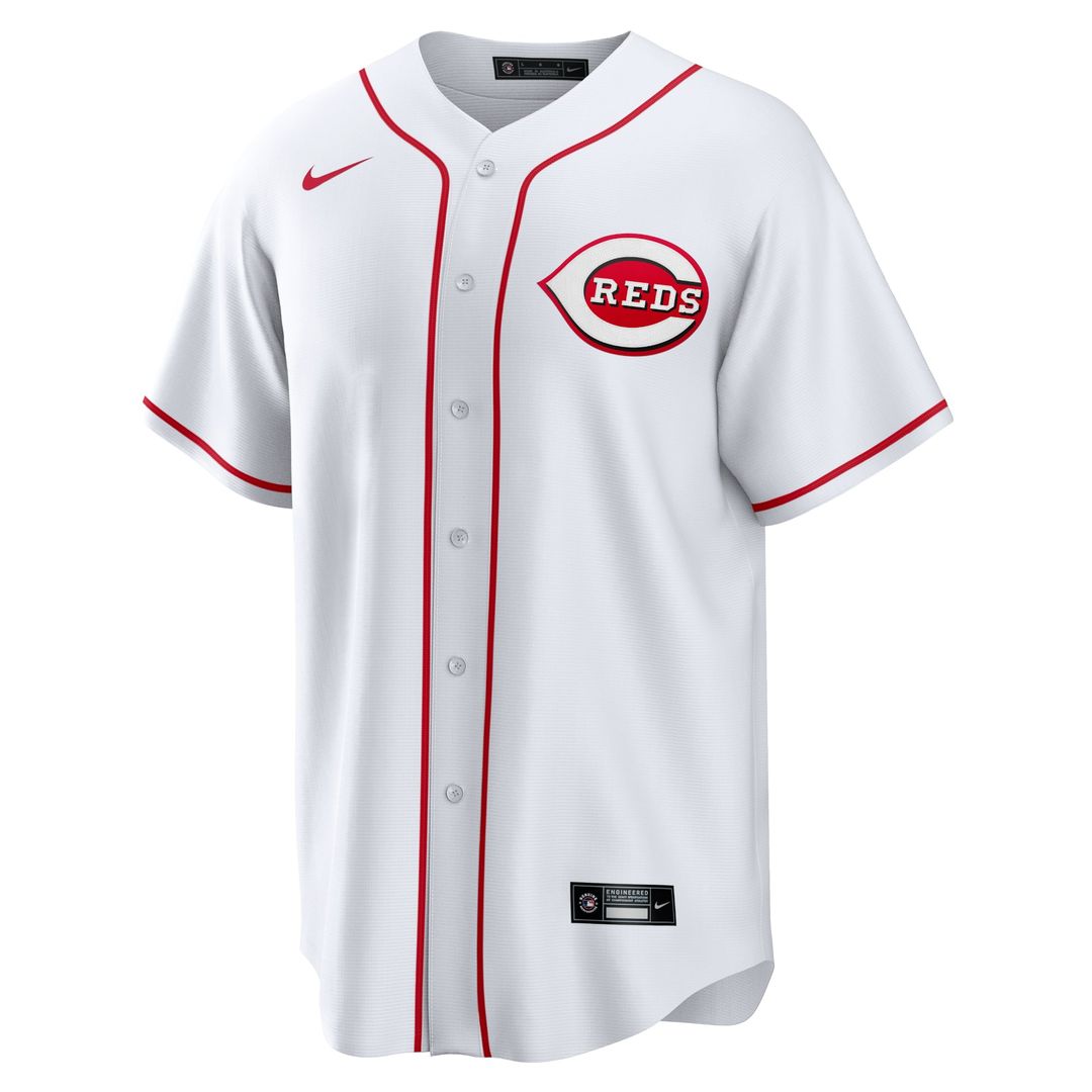 Cincinnati Reds Christian Encarnacion-Strand White Home Replica Baseball Jersey | MLB Baseball Jersey