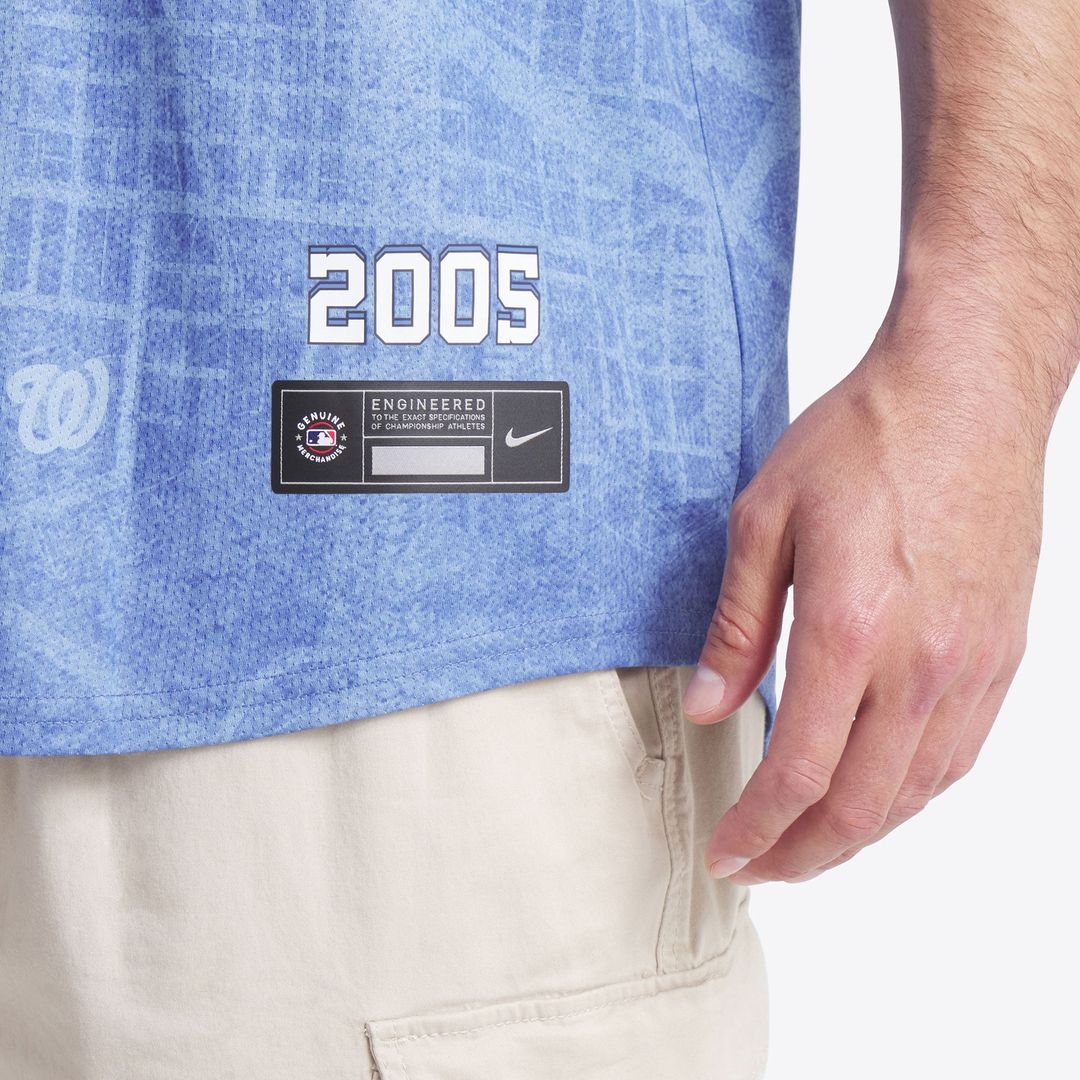 Washington Nationals Blue 2025 City Connect Limited Baseball Jersey | MLB Baseball Jersey