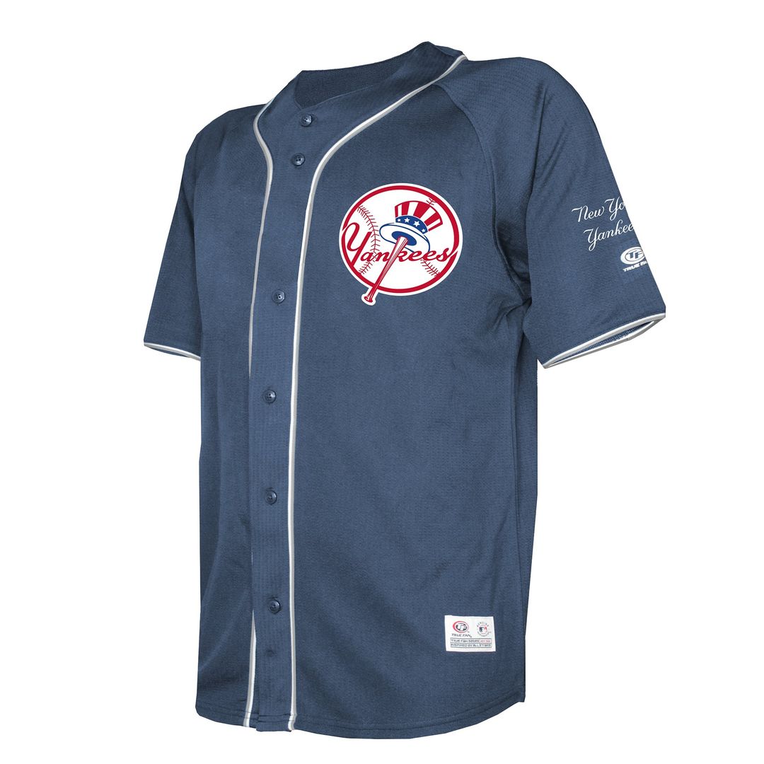 New York Yankees Stitches Navy Team Color Full-Button Fashion Baseball Jersey | MLB Baseball Jersey
