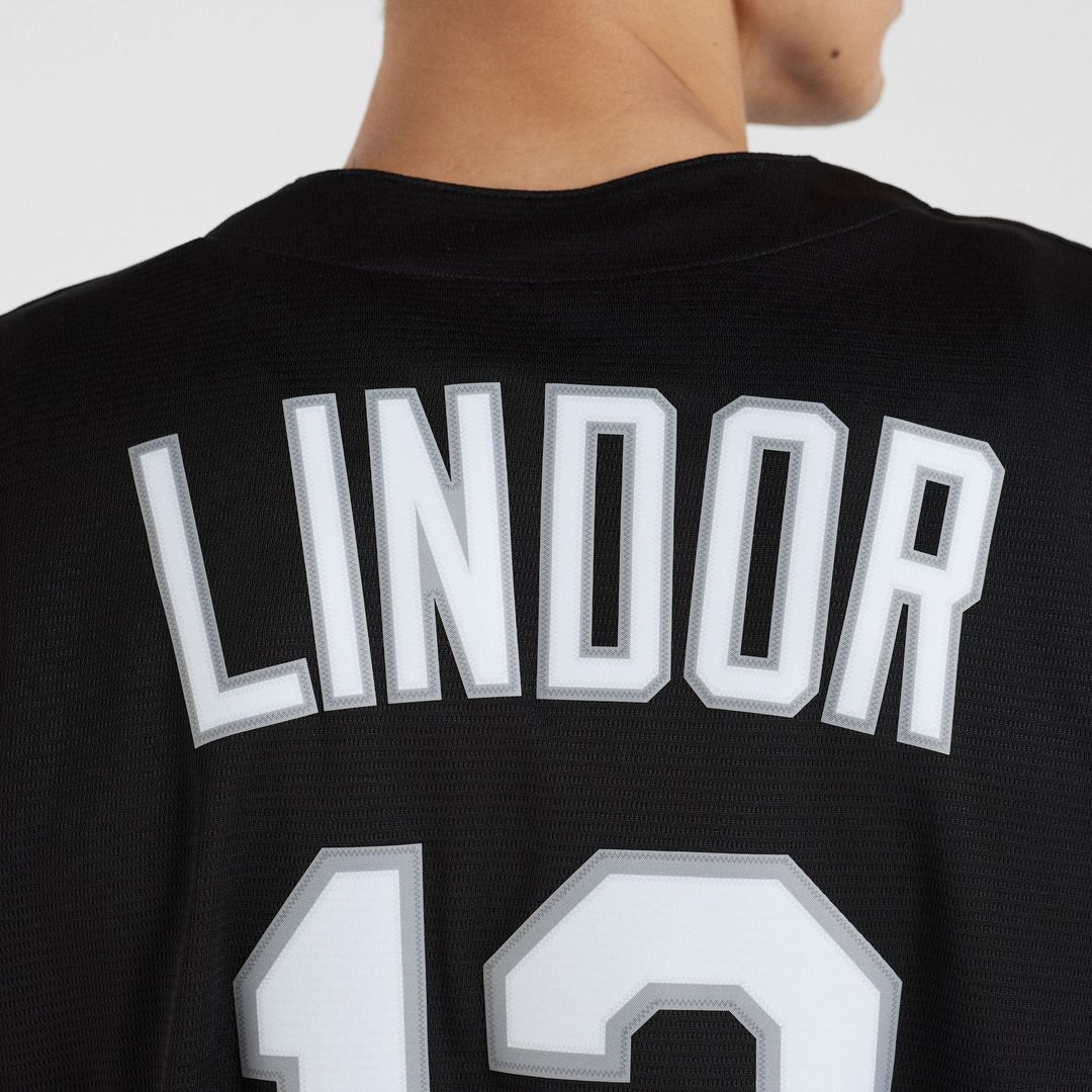 New York Mets Francisco Lindor Black Replica Baseball Jersey | MLB Baseball Jersey