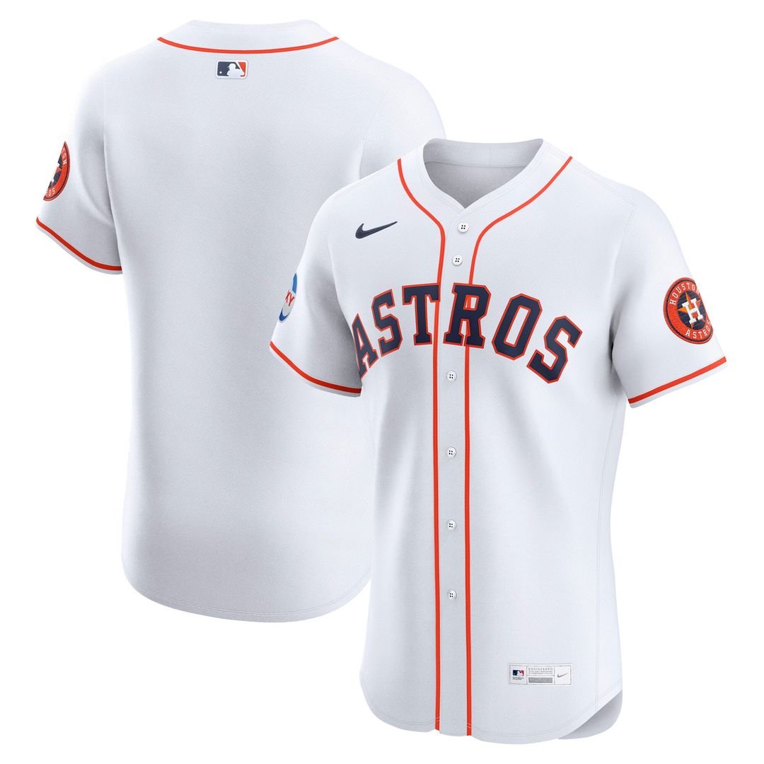 Houston Astros White Home Elite Baseball Jersey