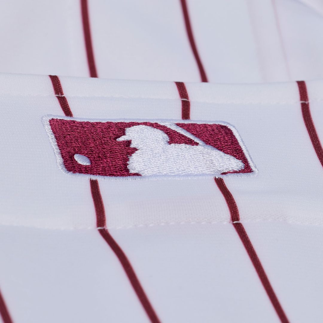 Philadelphia Phillies Jimmy Rollins White 2003 Cooperstown Collection Authentic Baseball Jersey | MLB Baseball Jersey