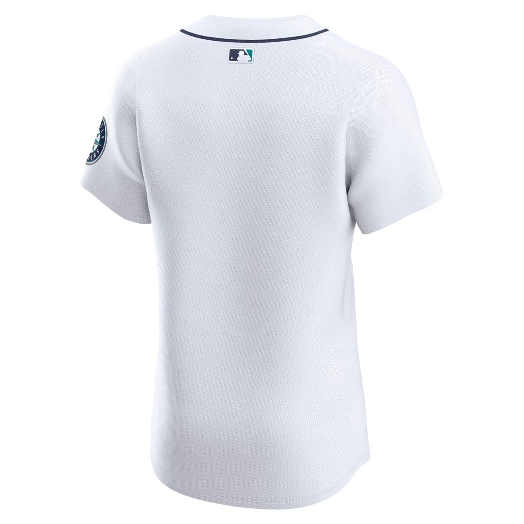 Seattle Mariners White Home Elite Baseball Jersey | MLB Baseball Jersey