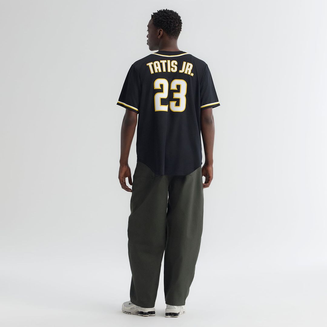 San Diego Padres Fernando Tatis Jr. Fashion Replica Black Out Baseball Jersey | MLB Baseball Jersey