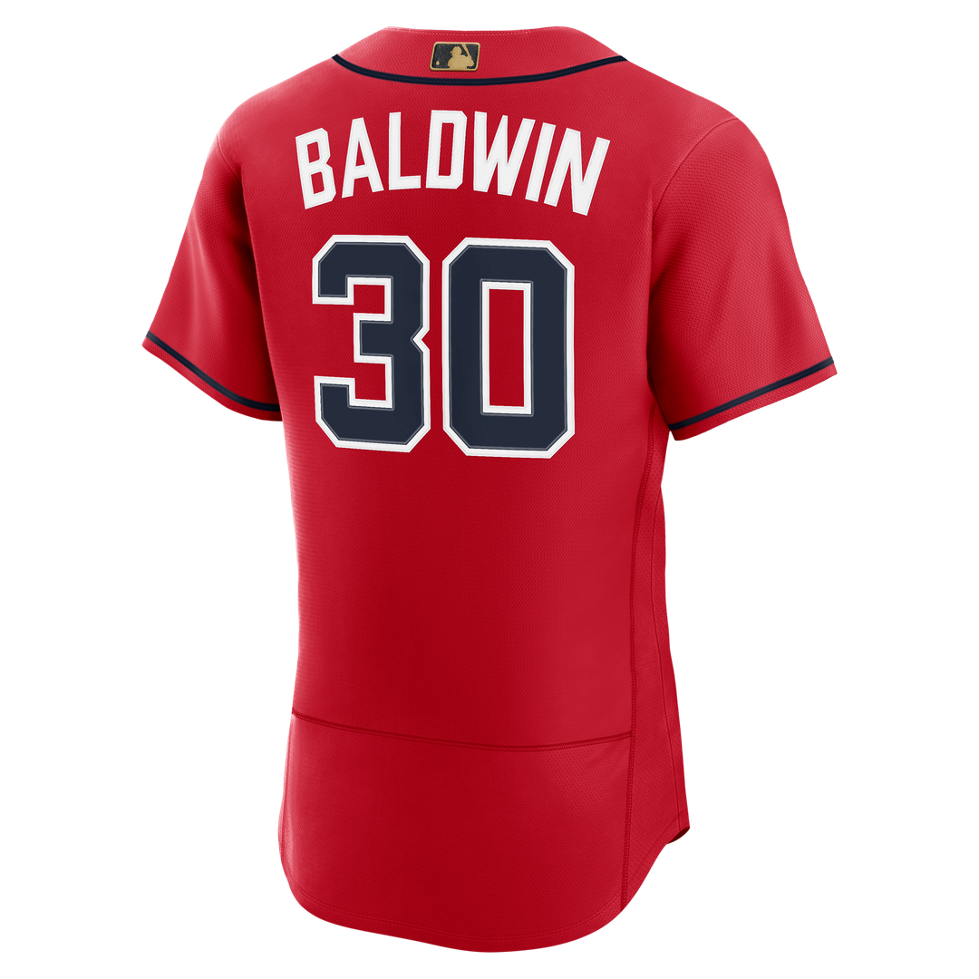 Atlanta Braves Drake Baldwin Navy Alternate MLB Awards Authentic Baseball Jersey